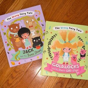 The Wrong Fairy Tale Book Set - Purple and Green Covers